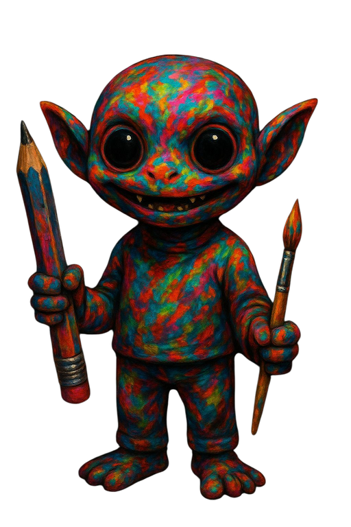 Graffiti-anomaly mid-dash, body flickering with paint fragments and symbolic glyphs.